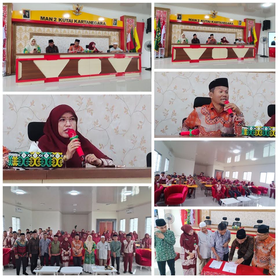 Penandatanganan Kontrak Rehab Mushalla Al Manar MAN 2 Kukar